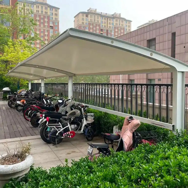 云浮膜结构电动车棚